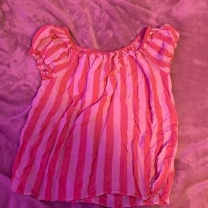 Short sleeve shirt; fun; thin fabric; not see through